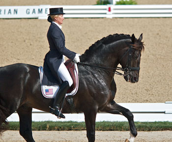 American rider Tina Konyot and Calecto V